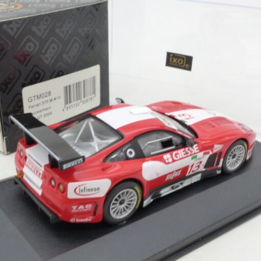 IXO 1:43 GTM028 Ferrari 575 M #13 Hockenheim FIA-GT 2004 in OVP EX7821 – Bild 3