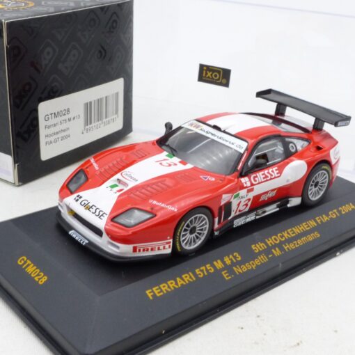IXO 1:43 GTM028 Ferrari 575 M #13 Hockenheim FIA-GT 2004 in OVP EX7821