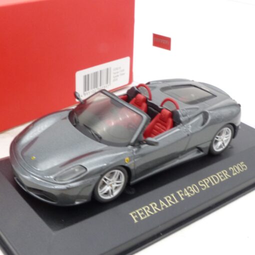 IXO 1:43 Werbemodell FER019 Ferrari F430 Spider Silver 2005 in OVP EX7820