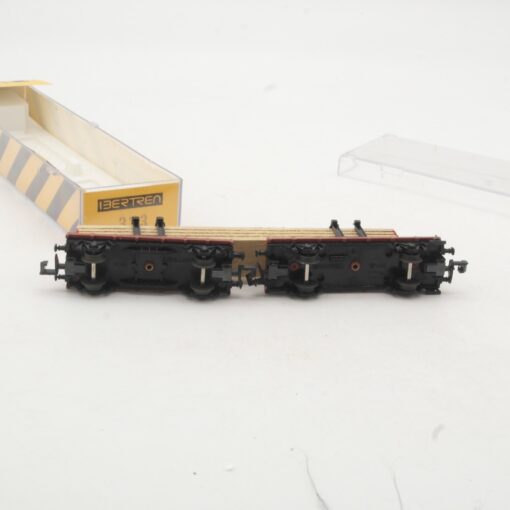 Ibertren N 373 Plattformwagen mit Ladung Holz in OVP RR4126 – Bild 4