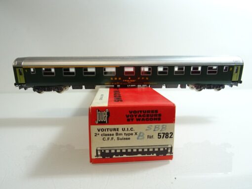 Jouef H0 Personenwagen 1.u.2. Klasse der SBB in EVP PR1488