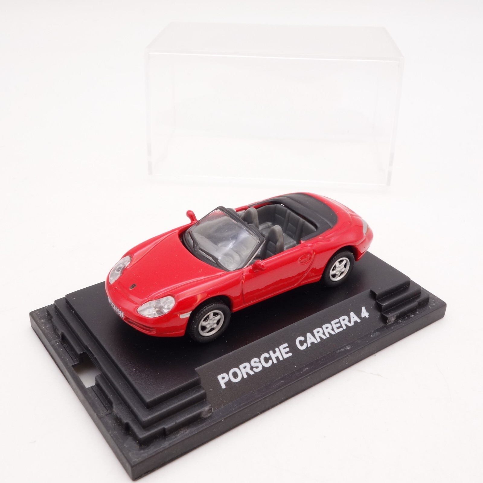 Joy City 1:72 Nr.: 09283 Porsche 911 Carrera 4 Cabriolet rot, in PC-Box EX755