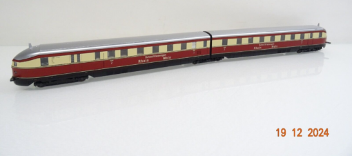 Kato H0 30705 Schnelltriebwagen VT 04 Rhein/Main SWDE in OVP LE8046 – Bild 3