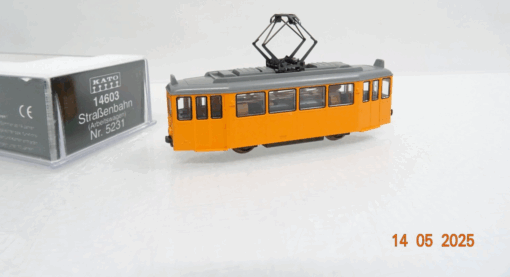 Kato N 14603 Straßenbahn Arbeitswagen mit Antrieb in OVP JL690