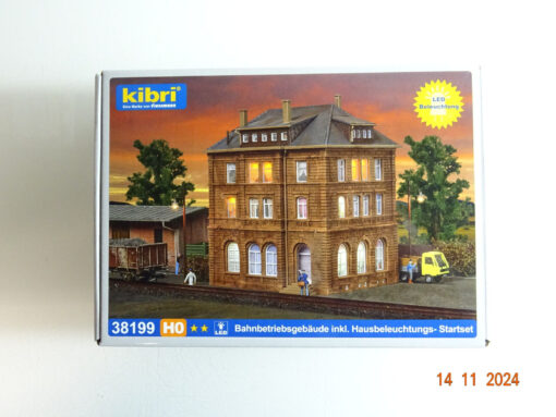 Kibri H0 38199 Bahnbetriebsgebäude siehe Foto in OVP CK4010