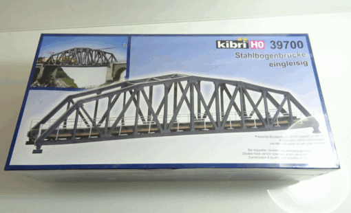 Kibri H0 39700 Gebäude Bausatz Stahlbogenbrücke eingleisig neuw.in OVP AR7609 – Bild 5