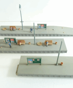 Kibri H0 Bahnsteig mit Reisenden Anlagenrückbau, siehe Bilder RR2000 o.