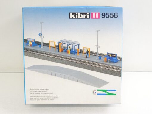 Kibri H0 Bausatz-Nr.: 9558 Bahnsteig Hofheim, in OVP EX2618