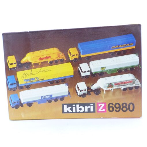 Kibri Spur Z Bausatz 6980 enthält 6 Sattelzug Modelle in OVP EX6789