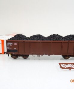 Klein Modellbahn H0 076/1/1 offener Güterwagen mit Kohle der DB in OVP PR5113