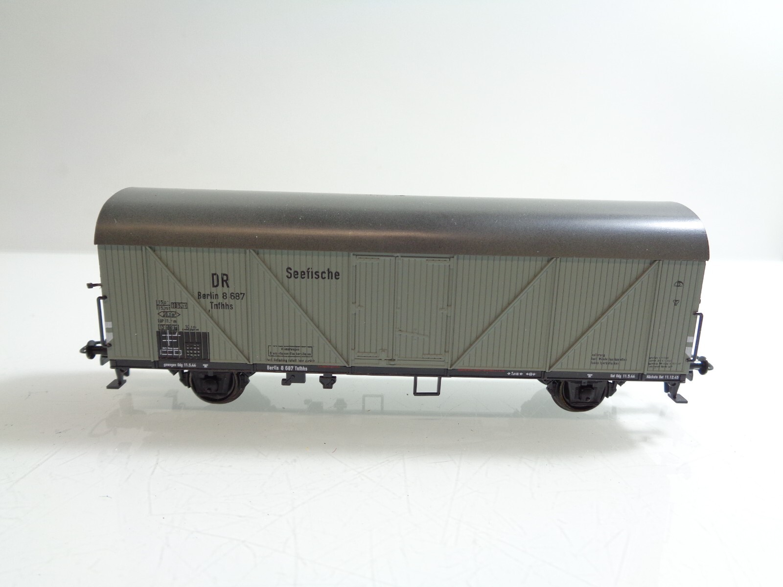 Klein Modellbahn H0 208 Gedeckter Güterwagen in OVP F551 – Bild 3