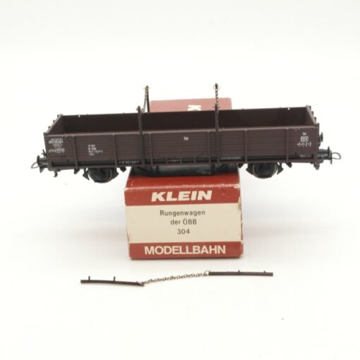 Klein Modellbahn H0 304 Rungenwagen der ÖBB in OVP RI7577