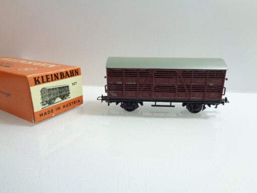 Kleinbahn H0 327 Kleinviehtransportwagen der ÖBB in OVP AR4862