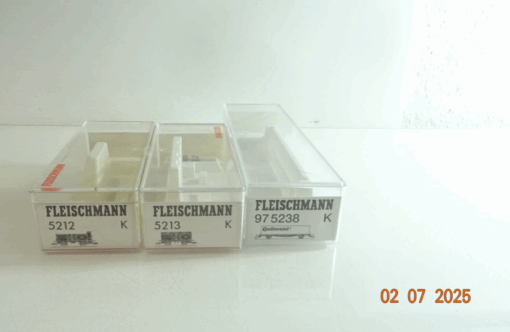 Konvolut Fleischmann H0 Leerverpackung 3 Stück siehe Foto CK9262