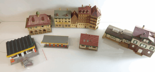 Konvolut H0 Gebäude aus Anlagenrückbau 6 Stück siehe Foto PK1538 o.