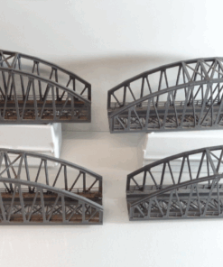 Konvolut Märklin H0 7263 K M Gleis Bogenbrücke 4 Stück siehe Foto PK1656 o.
