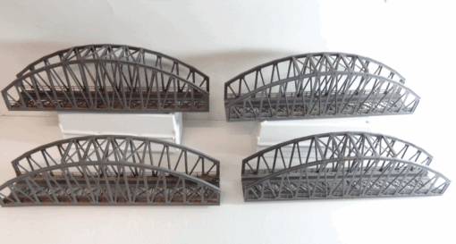 Konvolut Märklin H0 7263 K M Gleis Bogenbrücke 4 Stück siehe Foto PK1656 o.