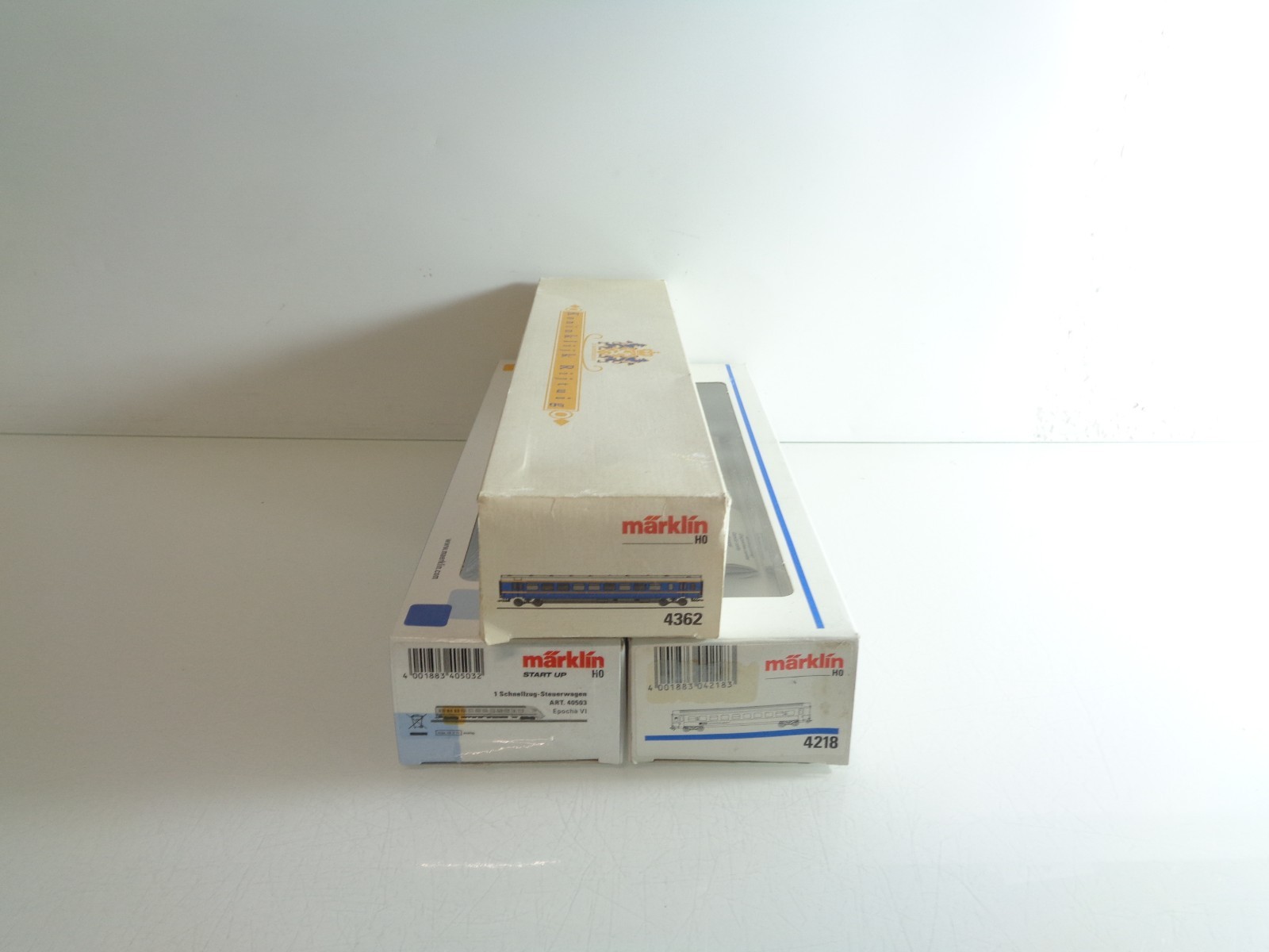 Konvolut Märklin H0 Leerverpackung 3 Stück siehe Foto PK1926