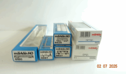 Konvolut Märklin H0 Leerverpackung 6 Stück siehe Foto CK9265