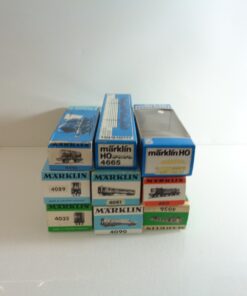 Konvolut Märklin H0 Leerverpackung 9 Stück siehe Foto PK1756