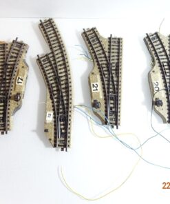 Konvolut Märklin H0 M-Gleis elekt. Weichen 4Stück  siehe Foto CK5484 o.