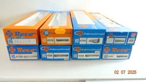 Konvolut Roco H0 Leerverpackung 8 Stück siehe Foto CK9245