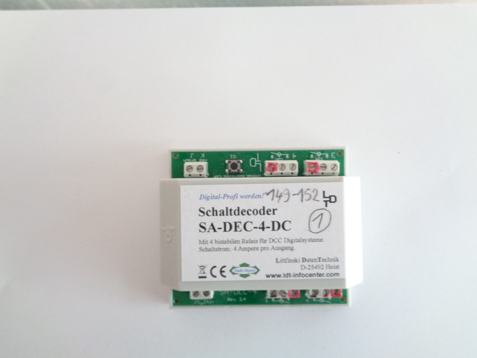 LDT S-DEC-4-DC Schaltdecoder mit Gehäuse siehe Foto PK2827 o.