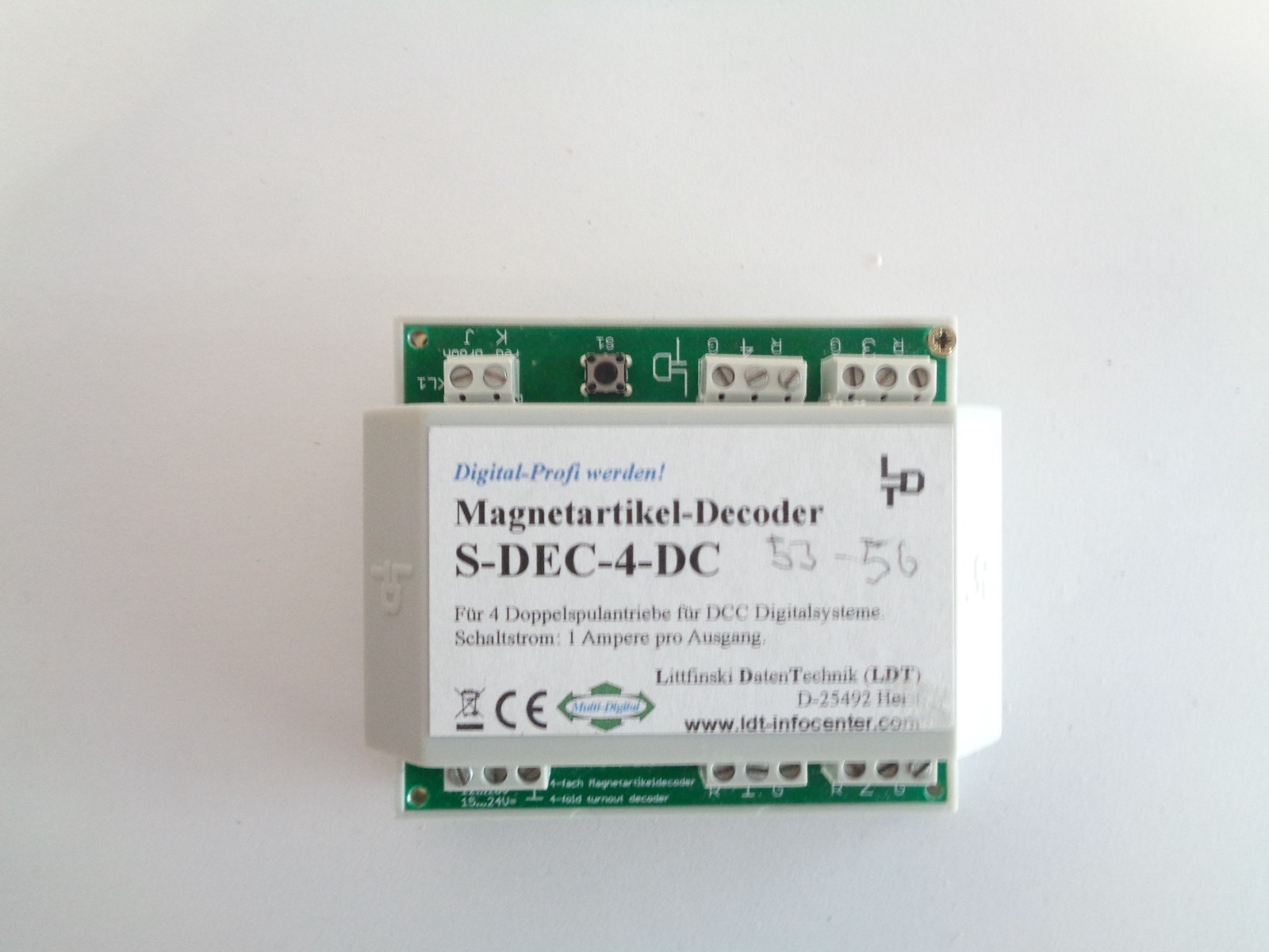 LDT S-DEC-4-DC Schaltdecoder mit Gehäuse siehe Foto PK2840 o.