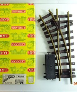 LGB Spur G 1215 Weiche links mit Antrieb siehe Foto in OVP PK849