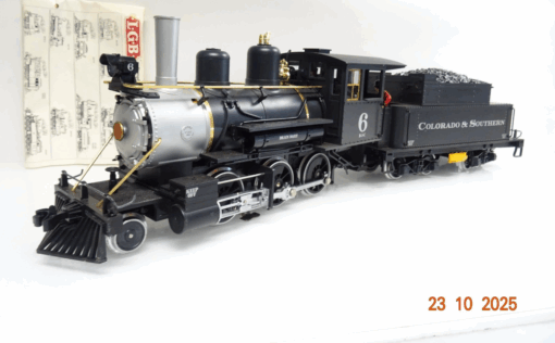 LGB Spur G 2119S US Dampflok Mogul Colorado & Southern in EVP JL3793 – Bild 3