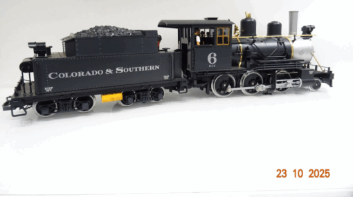LGB Spur G 2119S US Dampflok Mogul Colorado & Southern in EVP JL3793 – Bild 4
