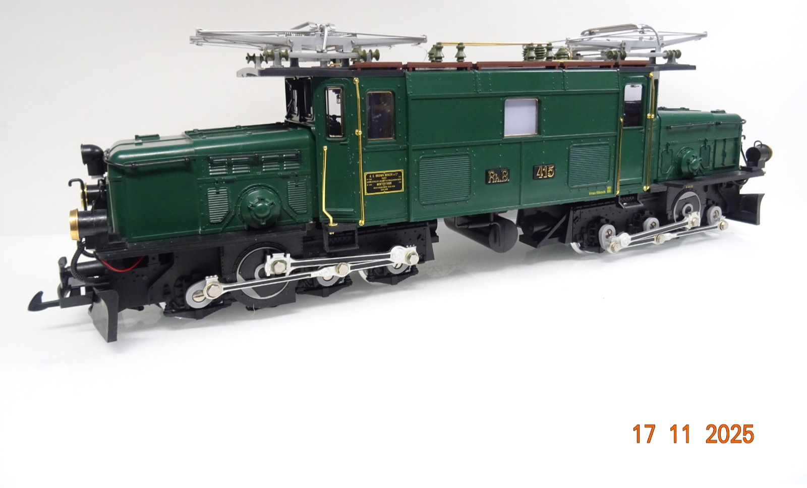 LGB Spur G 2140 Schweiz E-Lok Ge 6/6 Krokodil RhB Sound Digital in OVP JL4535 – Bild 3