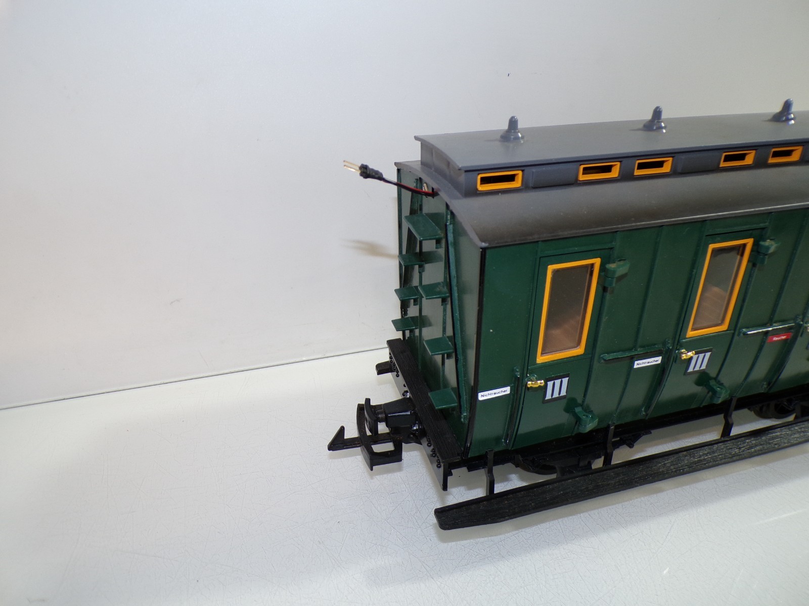 LGB Spur G 3050 Personenwagen Abteilwagen 3.Kl. grün siehe Foto in OVP PK3011 – Bild 3