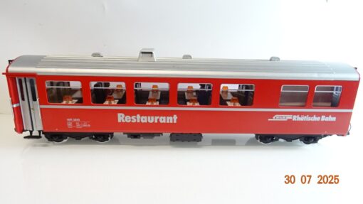 LGB Spur G 3068 Restaurantwagen Bernina Express mit Beleuchtung in OVP PK144
