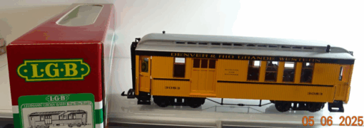 LGB Spur G 3083 Caboose "D&RGW 3083" USA in OVP CK8668