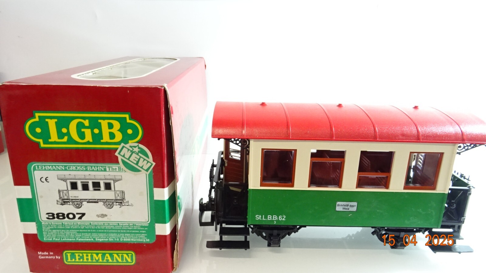 LGB Spur G 3807 Personenwagen St.L.B.B in OVP CK7514