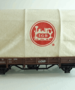 LGB Spur G 40130 LGB Güterwagen mit Plane und Bremserhaus s. Foto in OVP PK2388