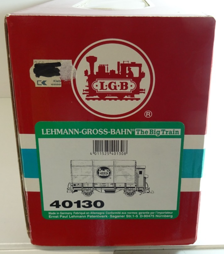 LGB Spur G 40130 LGB Güterwagen mit Plane und Bremserhaus s. Foto in OVP PK2388 – Bild 6