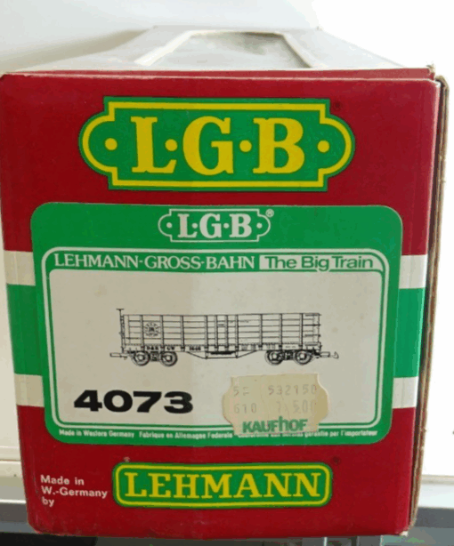 LGB Spur G 4073 D&RGW Denver & Rio Grande Western Gondelwagen in OVP PK866 – Bild 6