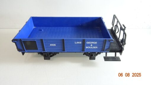 LGB Spur G 4105 Niederbordwagen Lake George & Boulder blau siehe Foto PK404 o.