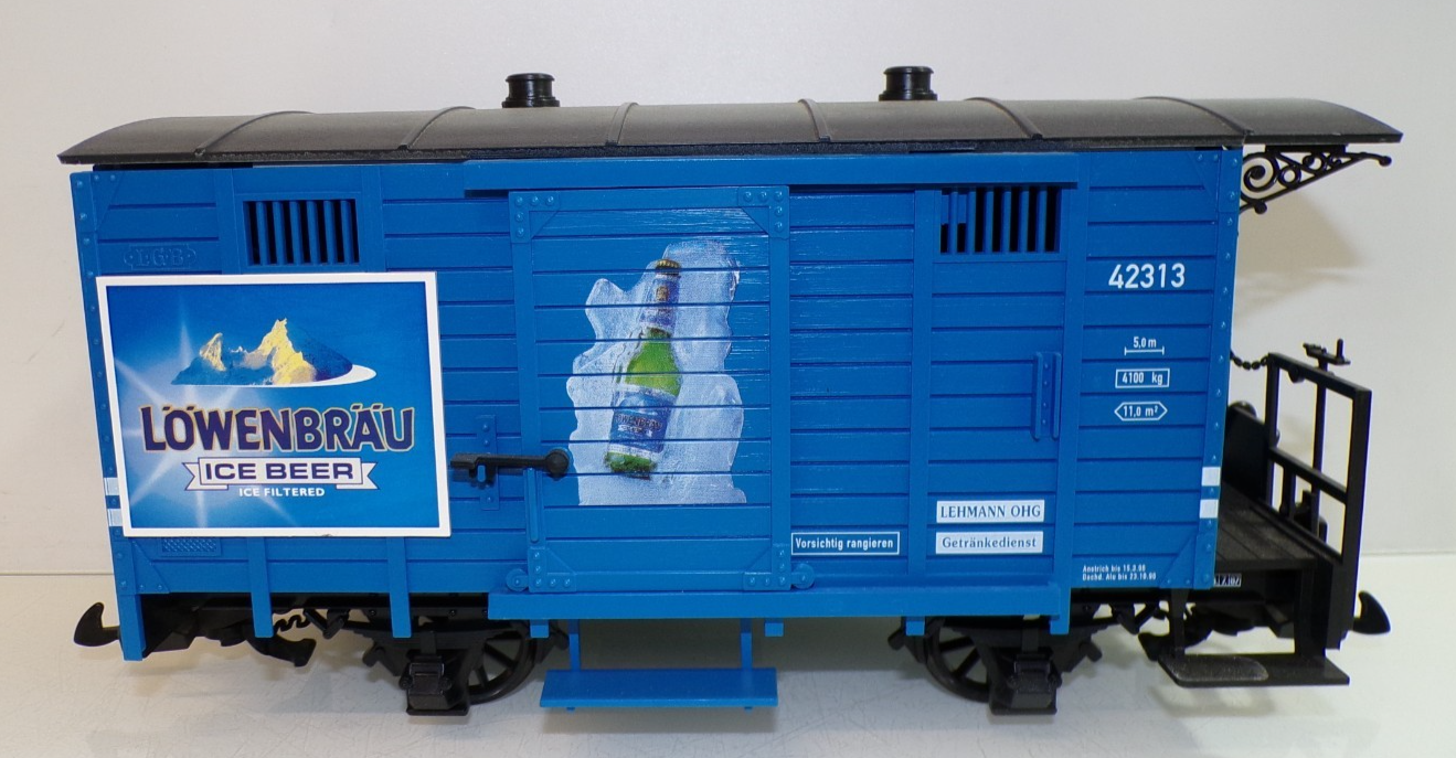 LGB Spur G 42310 Bierwagen Löwenbräu Ice Beer s. Foto in OVP PK2808
