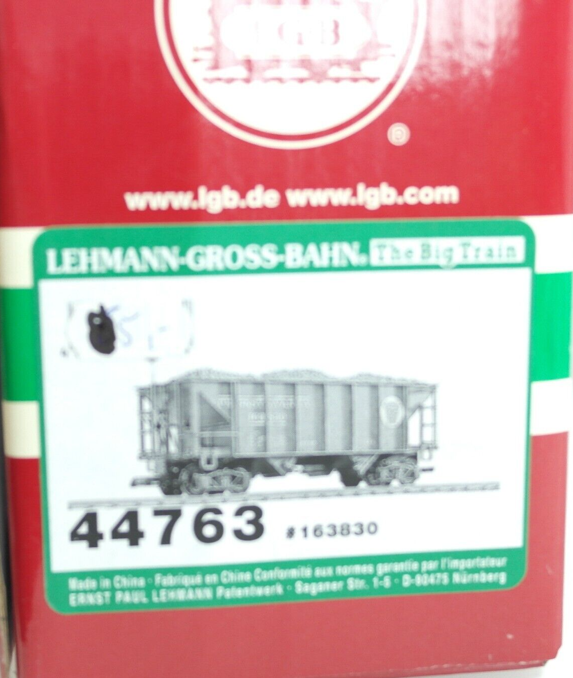 LGB Spur G 44763 Güterwagen Pennsylvania mit Ladung 163830 in OVP RG1003 – Bild 5