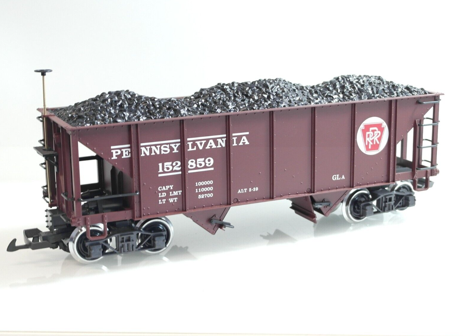 LGB Spur G 44763 Güterwagen Pennsylvania mit Ladung 163830 in OVP RG1003