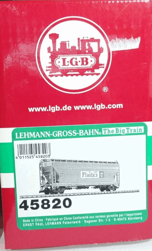 LGB Spur G 45820 Güterwagen Shell Chemical Plastics neuwertig in OVP TF194 – Bild 5