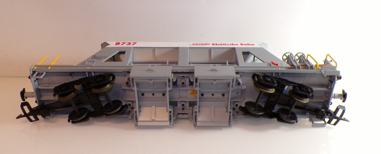 LGB Spur G 46694 Schweiz Schüttgutwagen 8737 der RhB siehe Foto in OVP PK2409 – Bild 5
