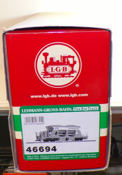 LGB Spur G 46694 Schweiz Schüttgutwagen 8737 der RhB siehe Foto in OVP PK2409 – Bild 6