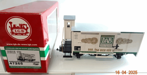 LGB Spur G 47265 Bierwagen DAB Bier mit BrHs neuwertig in OVP CK7544