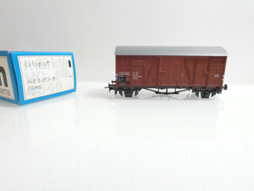 LILIPUT H0  Gedeckter Güterwagen der DB in EVP AR3198