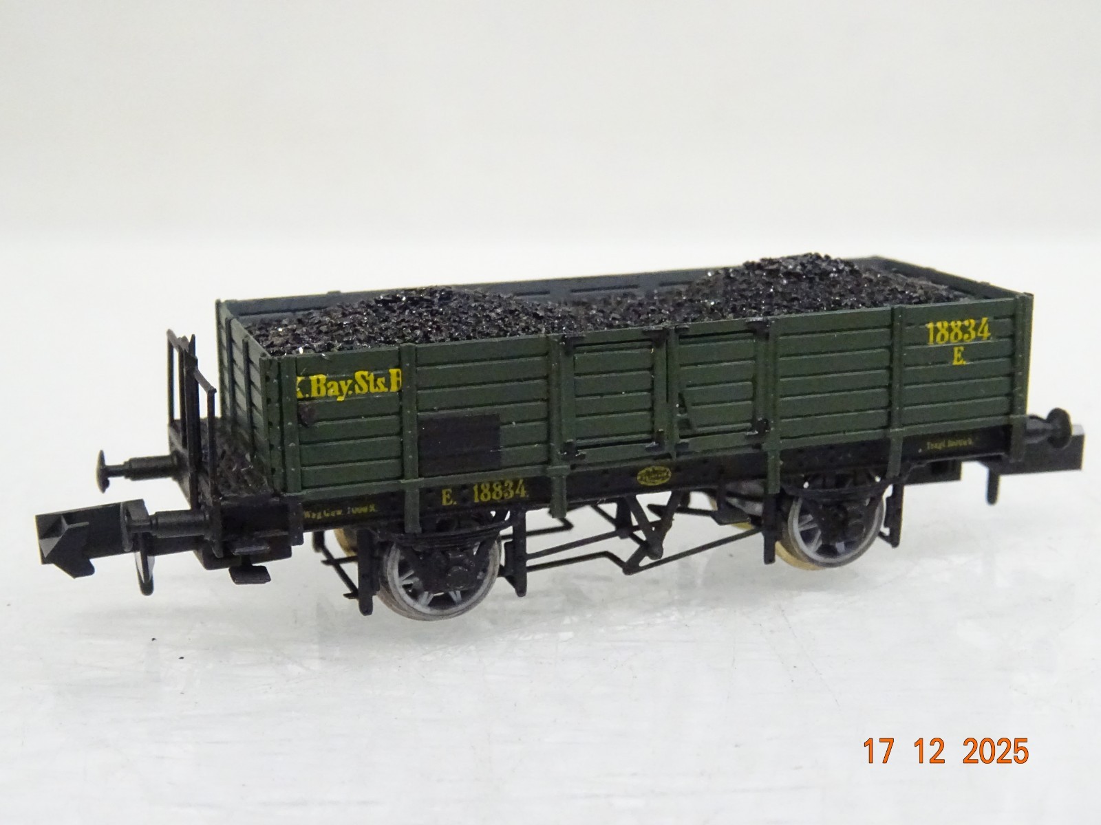 Lemke Collection N LC2564 Kohlewagen-Set 4tlg. der K.Bay.Sts.B. in OVP JL5182 – Bild 5