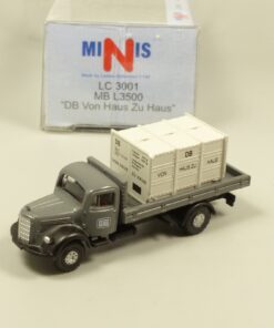 Lemke Minis 1:160 LC3001 MB L3500 Pritsche DB von Haus zu Haus in OVP EX6199